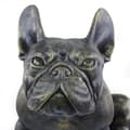 Miniatyrbillede 7 af 10: French Bulldog II - en hundestatuette i naturlig størrelse, en figur i skala 1:1, en statue til haven af Art-Dog