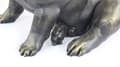 Miniatyrbillede 9 af 10: French Bulldog II - en hundestatuette i naturlig størrelse, en figur i skala 1:1, en statue til haven af Art-Dog