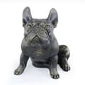 Miniatyrbillede 2 af 10: French Bulldog II - en hundestatuette i naturlig størrelse, en figur i skala 1:1, en statue til haven af Art-Dog