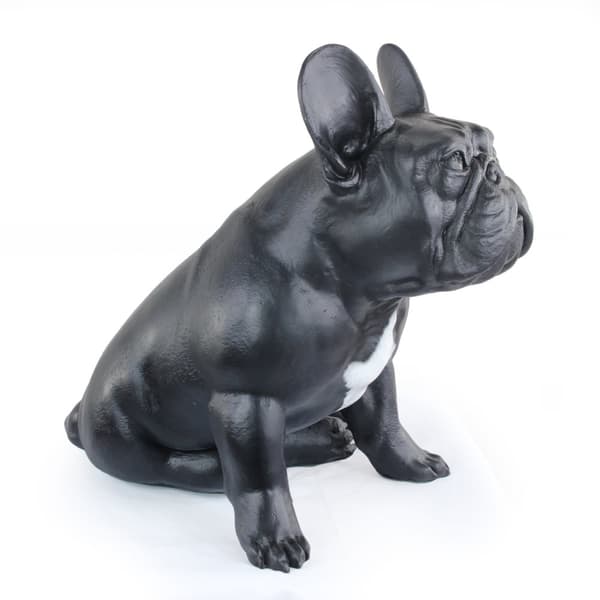 French Bulldog III - hundestatuette i naturlig størrelse, figur i skala 1:1, havestatue af Art-Dog