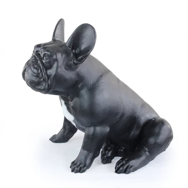 French Bulldog III - hundestatuette i naturlig størrelse, figur i skala 1:1, havestatue af Art-Dog