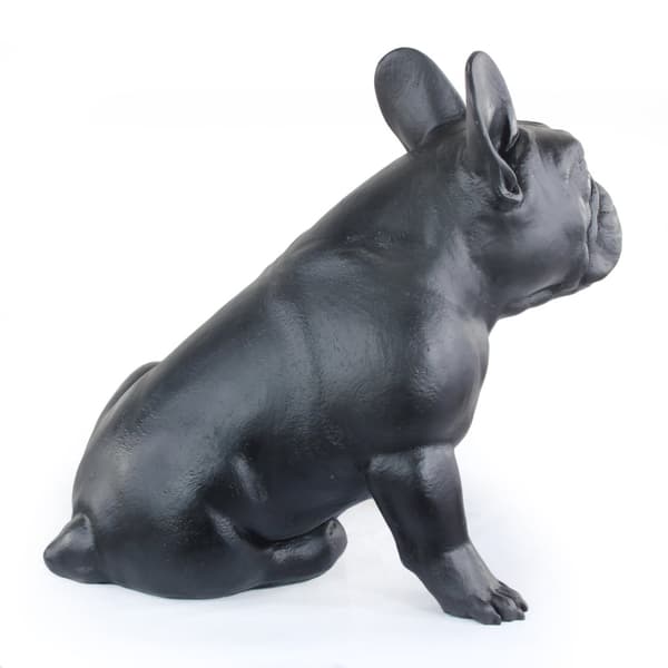 French Bulldog III - hundestatuette i naturlig størrelse, figur i skala 1:1, havestatue af Art-Dog