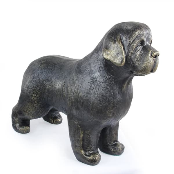 Newfoundland, Newfoundland, Wodołaz - koirapatsas luonnollisessa koossa, figuuri mittakaavassa 1:1, patsas puutarhaan, Art-Dog