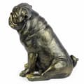 Miniatyrbild 3 av 10: Pug, Pug, Carlin - en hundstatyett i naturlig storlek, en figur i skala 1:1, en staty för trädgården av Art-Dog