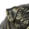 Miniatyrbild 9 av 10: Pug, Pug, Carlin - en hundstatyett i naturlig storlek, en figur i skala 1:1, en staty för trädgården av Art-Dog