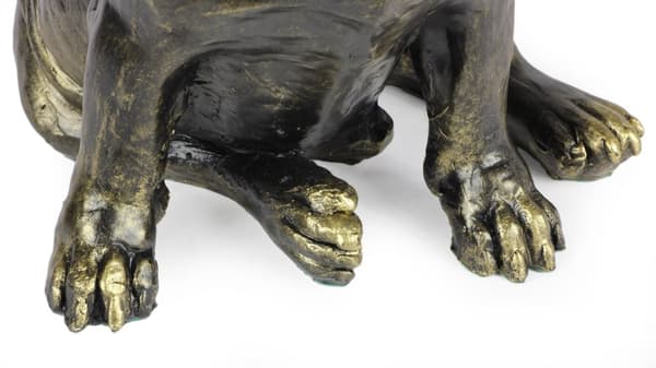 Pug, Pug, Carlin - en hundstatyett i naturlig storlek, en figur i skala 1:1, en staty för trädgården av Art-Dog