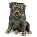 Miniatyrbild 1 av 10: Pug, Pug, Carlin - en hundstatyett i naturlig storlek, en figur i skala 1:1, en staty för trädgården av Art-Dog