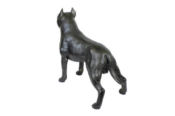 Staffordshire Bull Terrier, Staffik, Staffi I - hundestatuette i naturlig størrelse, figur i skala 1:1, havestatue af Art-Dog