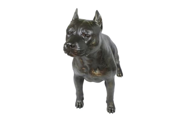 Staffordshire Bull Terrier, Staffik, Staffi I - hundestatuette i naturlig størrelse, figur i skala 1:1, havestatue af Art-Dog