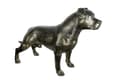 Miniatyrbillede 3 af 7: Staffordshire Bull Terrier, Staffik, Staffi II - hundestatuette i naturlig størrelse, figur i skala 1:1, havestatue af Art-Dog