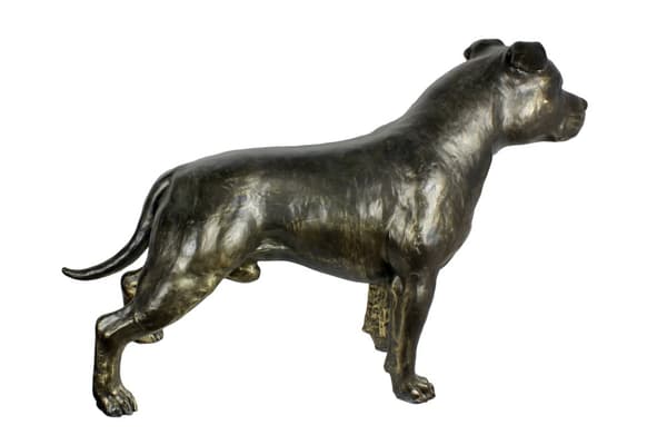 Staffordshire Bull Terrier, Staffik, Staffi II - hundestatuette i naturlig størrelse, figur i skala 1:1, havestatue af Art-Dog