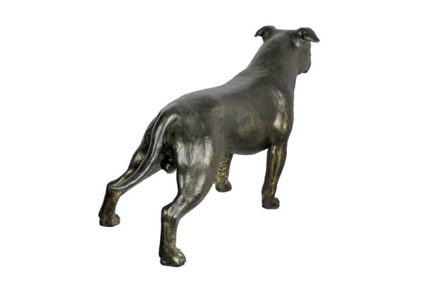 Staffordshire Bull Terrier, Staffik, Staffi II - hundestatuette i naturlig størrelse, figur i skala 1:1, havestatue af Art-Dog