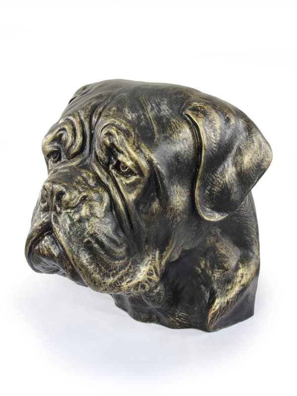 Bordeaux Dog, Dogue de Bordeaux, French Mastiff - hundebuste, stort hundehoved til haven, unik stuedekoration af Art-Dog