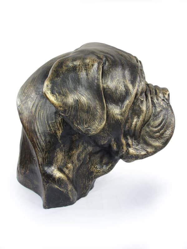 Bordeaux Dog, Dogue de Bordeaux, French Mastiff - hundebuste, stort hundehoved til haven, unik stuedekoration af Art-Dog