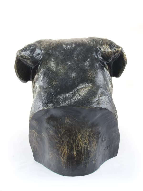 Bullmastiff, Bulmastiff - hundebuste, stort hundehoved til haven, unik stuedekoration af Art-Dog