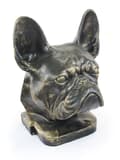 Miniatyrbild 3 av 7: Fransk bulldog - hundbyst, stort hundhuvud för trädgården, unik vardagsrumsdekoration av Art-Dog