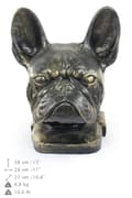 Miniatyrbild 7 av 7: Fransk bulldog - hundbyst, stort hundhuvud för trädgården, unik vardagsrumsdekoration av Art-Dog