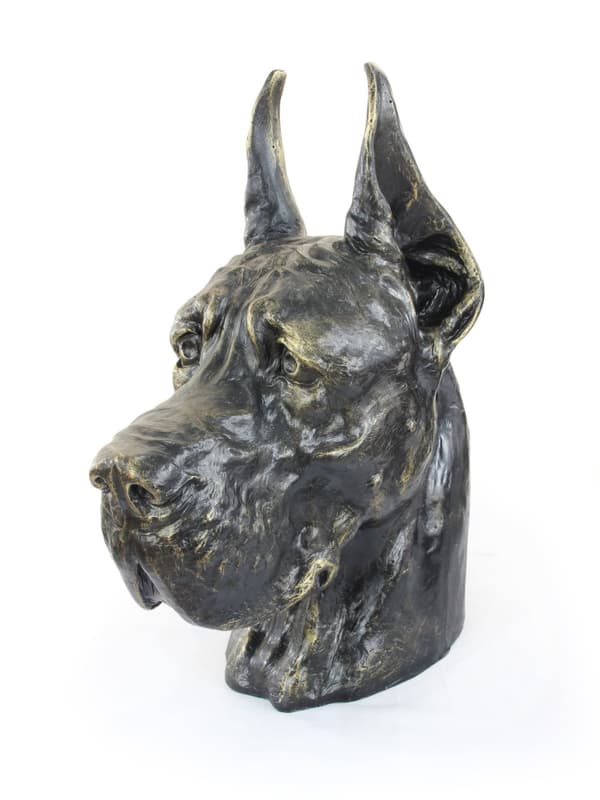 Great Dane I - hundbyst, stort hundhuvud för trädgården, unik vardagsrumsdekoration av Art-Dog