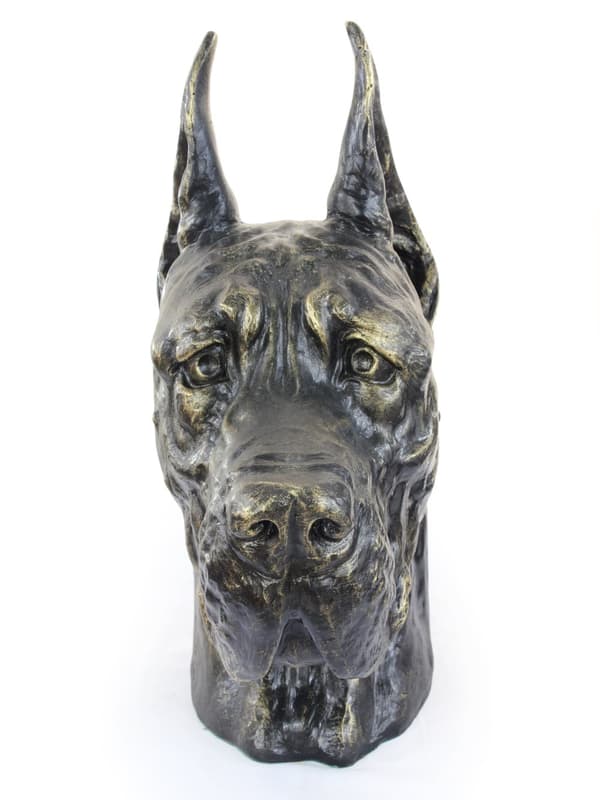 Great Dane I - hundbyst, stort hundhuvud för trädgården, unik vardagsrumsdekoration av Art-Dog