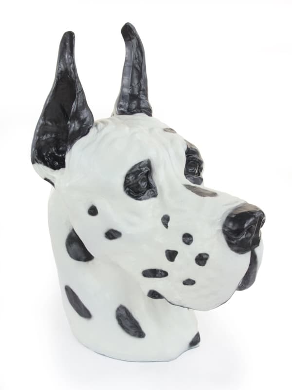Great Dane II - hundbyst, stort hundhuvud för trädgården, unik vardagsrumsdekoration av Art-Dog
