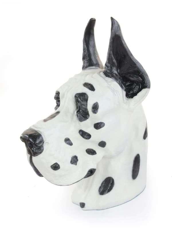 Great Dane II - hundbyst, stort hundhuvud för trädgården, unik vardagsrumsdekoration av Art-Dog