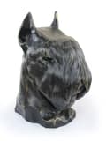 Miniatyrbild 3 av 11: Schnauzer, Schnauzer - hundbyst, stort hundhuvud för trädgården, unik vardagsrumsdekoration av Art-Dog