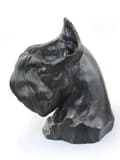 Miniatyrbild 4 av 11: Schnauzer, Schnauzer - hundbyst, stort hundhuvud för trädgården, unik vardagsrumsdekoration av Art-Dog