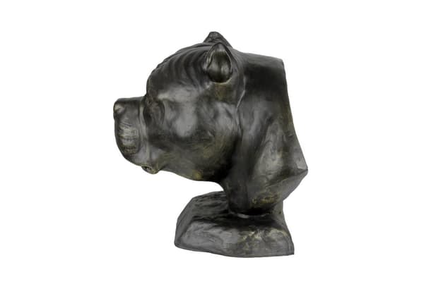 American Bully I - hundbyst, stort hundhuvud för trädgården, unik vardagsrumsdekoration av Art-Dog