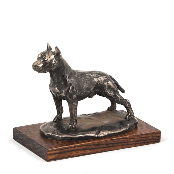 American Staffordshire terrier, Amstaff, Amstaf - hundstatyett, kontorsfigur, hundutställningstrofé av Art-Dog