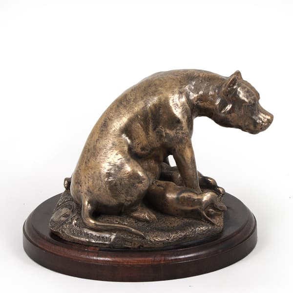 American Staffordshire terrier, Amstaff, Amstaf I - hundstatyett, kontorsfigur, hundutställningstrofé av Art-Dog
