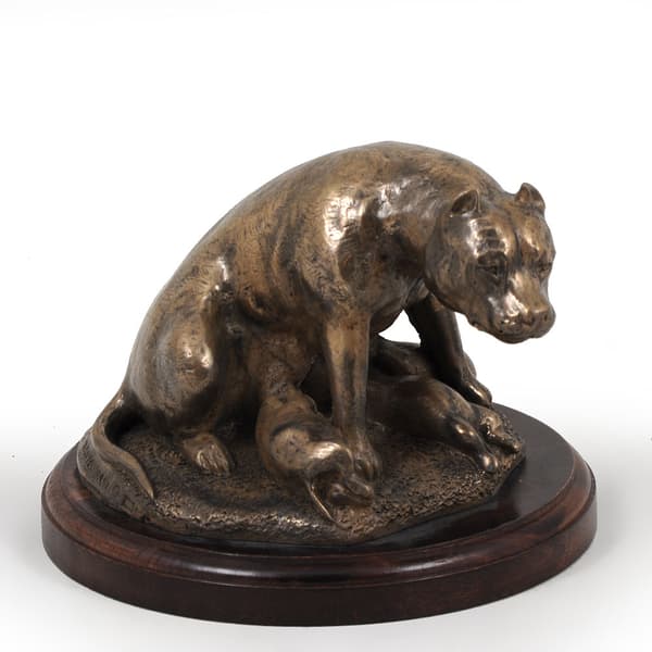 American Staffordshire terrier, Amstaff, Amstaf I - hundstatyett, kontorsfigur, hundutställningstrofé av Art-Dog