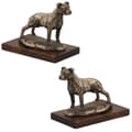 Pikkukuva 1 / 7: Amerikkalainen staffordshiren terrieri, Amstaff, Amstaf II - koirapatsas, toimistohahmo, Art-Dogin koiranäyttelypalkinto