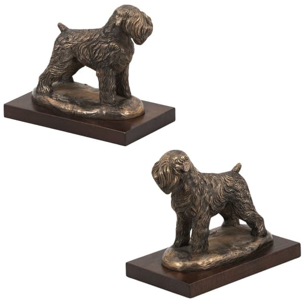Russian Black Terrier - hundstatyett, kontorsfigur, hundutställningstrofé av Art-Dog