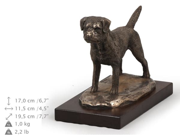 Borderterrieri - koirapatsas, hahmo toimistoon, palkinto koiranäyttelyyn Art-Dog
