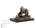 Miniatyrbild 5 av 6: Rysk Borzoi Greyhound, Borzoi, Barzoi - hundstatyett, kontorsfigur, hundutställningstrofé av Art-Dog