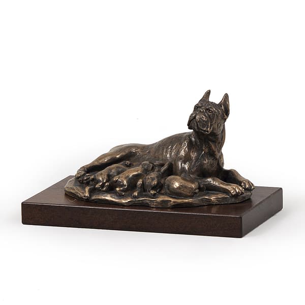 Boxer, Boxer II - hundestatuette, kontorfigur, hundeudstillingstrofæ af Art-Dog