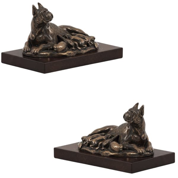 Boxer, Boxer II - hundestatuette, kontorfigur, hundeudstillingstrofæ af Art-Dog