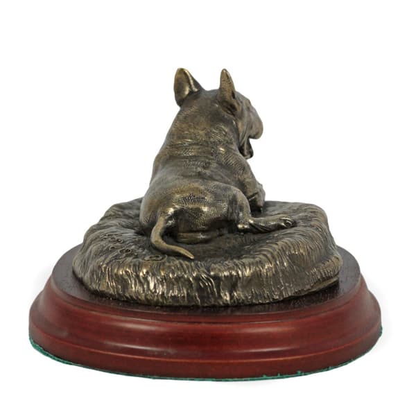Bull terrier, Bull Terrier III - hundstatyett, kontorsfigur, hundutställningstrofé av Art-Dog