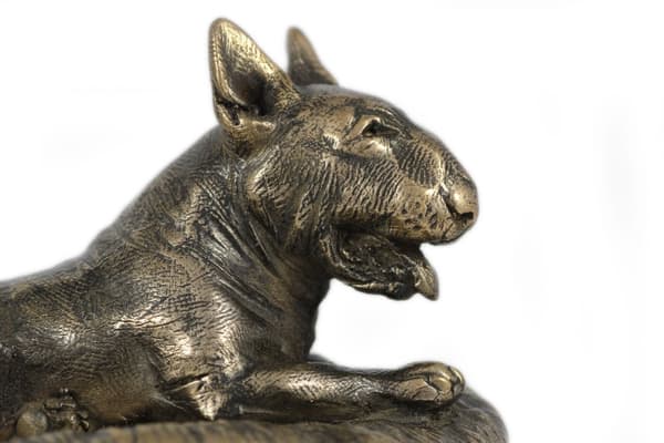 Bull terrier, Bull Terrier III - hundstatyett, kontorsfigur, hundutställningstrofé av Art-Dog