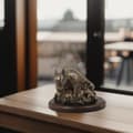 Pikkukuva 6 / 6: Bullterrieri, Bullterrieri IV - koirapatsas, toimistohahmo, koiranäyttelypalkinto Art-Dogilta