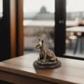 Miniatyrbild 7 av 7: Bull terrier, Bull Terrier V - hundstatyett, kontorsfigur, hundutställningstrofé av Art-Dog