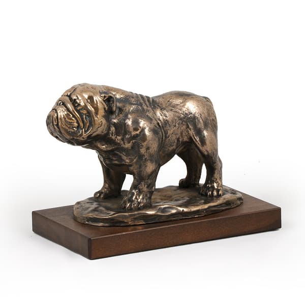 Bulldog - koirapatsas, hahmo toimistoon, palkinto koiranäyttelyyn Art-Dog