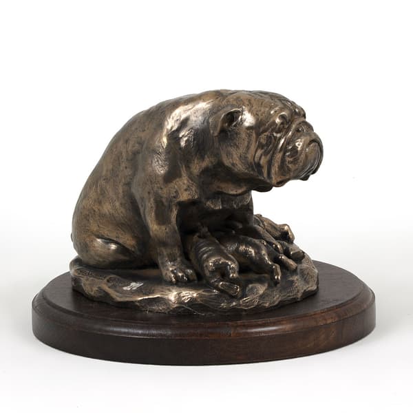 Bulldog I - en hundestatuette, en figur til kontoret, et trofæ til en hundeudstilling af Art-Dog