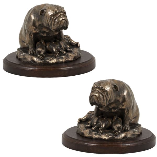 Bulldog I - en hundestatuette, en figur til kontoret, et trofæ til en hundeudstilling af Art-Dog