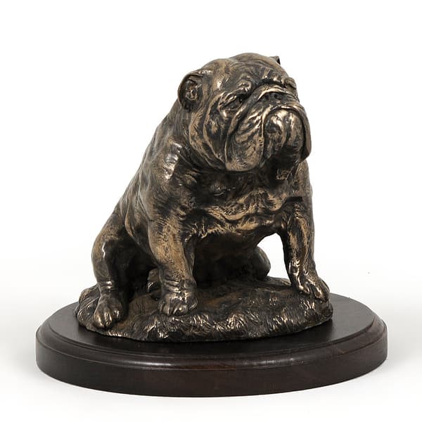 Bulldog II - en hundestatuette, en figur til kontoret, et trofæ til en hundeudstilling af Art-Dog