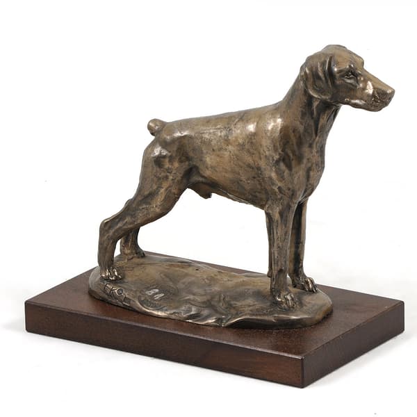 Doberman, Dobermann II - koirapatsas, toimistohahmo, koiranäyttelypalkinto Art-Dogilta