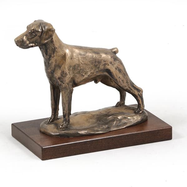 Doberman, Dobermann II - koirapatsas, toimistohahmo, koiranäyttelypalkinto Art-Dogilta