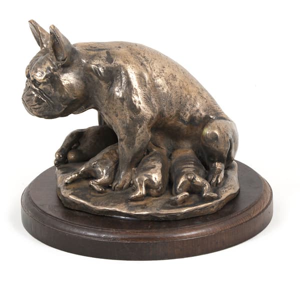 French Bulldog II - en hundstatyett, en statyett för kontoret, en trofé för en hundutställning av Art-Dog