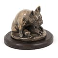Miniatyrbild 6 av 8: French Bulldog II - en hundstatyett, en statyett för kontoret, en trofé för en hundutställning av Art-Dog