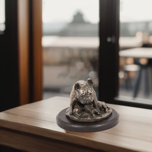 French Bulldog II - en hundstatyett, en statyett för kontoret, en trofé för en hundutställning av Art-Dog